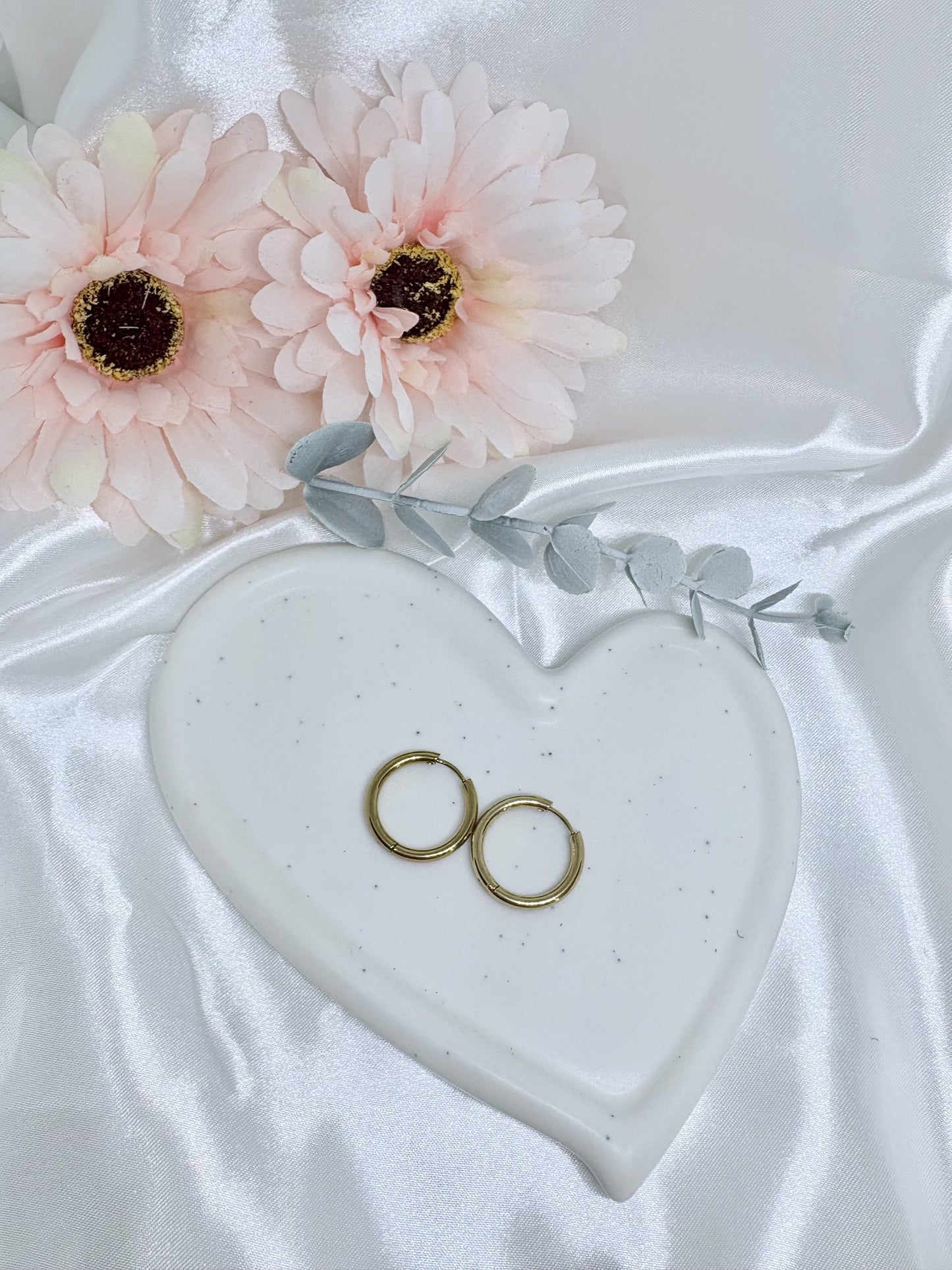 Créoles doré en acier inoxydable 16mm large