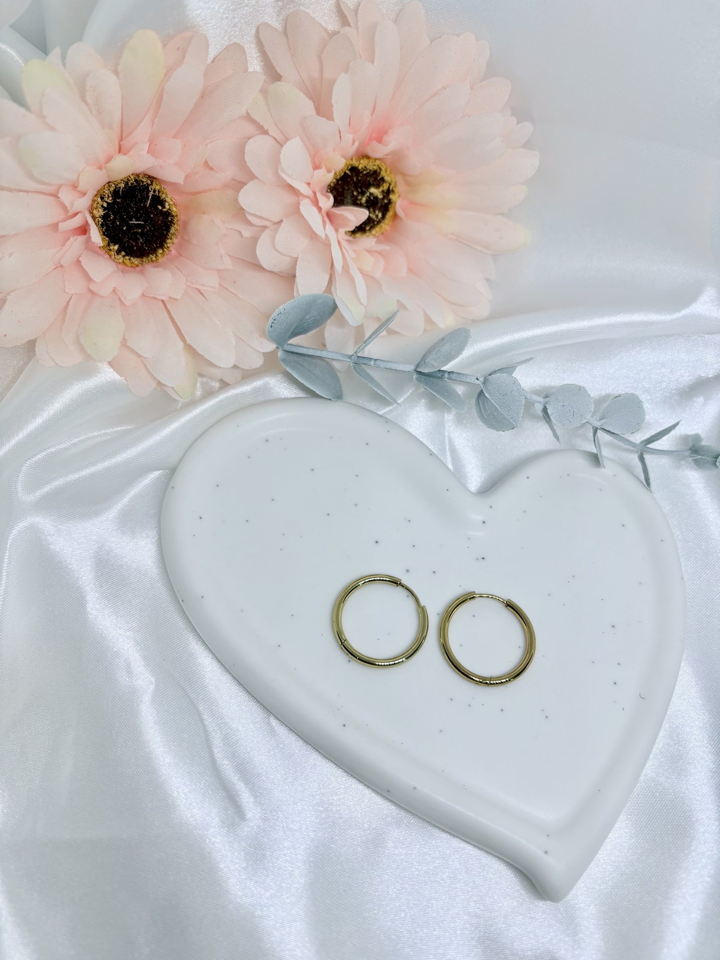 Créoles doré en acier inoxydable 18mm