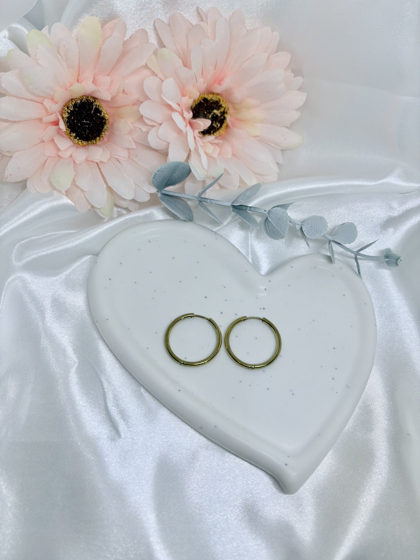 Créoles doré en acier inoxydable 20mm